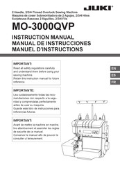 JUKI MO-3000QVP Manual De Instrucciones