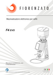 Fiorenzato F4 EVO Manual De Instalación, Uso Y Mantenimiento