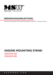 MSW Motor Technics MSW-EMS-200 Manual De Instrucciones