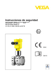 Vega VEGADIF DF65.CF Serie Instrucciones De Seguridad