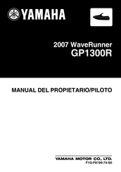 Yamaha WaveRunner 2007 Manual Del Propietário