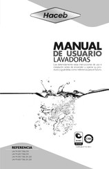 Haceb LAV M1605 OX Manual De Usuario