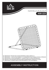 Homcom A90-223 Instrucciones De Ensamblaje