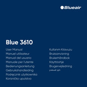 Blueair Blue 3610 Manual Del Usuario