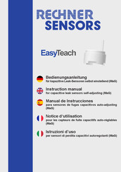 Rechner Sensors EasyTeach Manual De Instrucciones