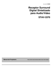 RadioShack STAV-3370 Manual Del Propietário