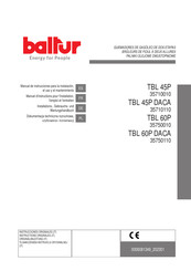 baltur 35750110 Manual De Instrucciones Para La Instalación, El Uso Y El Mantenimiento