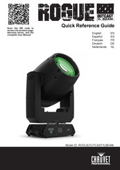 Chauvet Professional ROGUE OUTCAST 1L BEAM Guía De Referencia Rápida