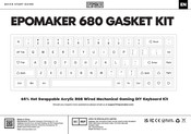 Epomaker 680 GASKET KIT Guia De Inicio Rapido