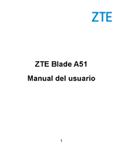 Zte Blade A51 Manual Del Usuario