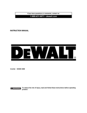 DeWalt DXGNI 2200 Manual De Instrucciones