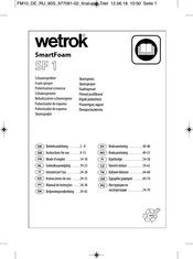 Wetrok SmartFoam SF 1 Instrucciones De Uso