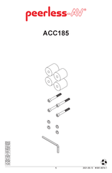 peerless-AV ACC185 Manual De Instrucciones