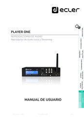 Ecler PLAYER ONE Manual De Usuario