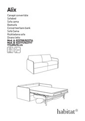 Habitat Alix 823717 Instrucciones De Montaje