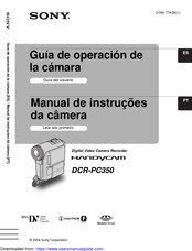 Sony Handycam DCR-PC350 Guía De Operación