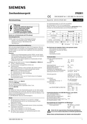 Siemens 3TK2811 Instrucciones De Servicio