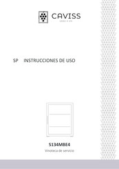 Caviss S134MBE4 Instrucciones De Uso