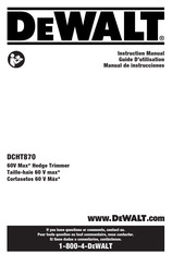 DeWalt DCHT870 Manual De Instrucciones