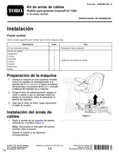 Toro GreensPro 1260 Instrucciones De Instalación