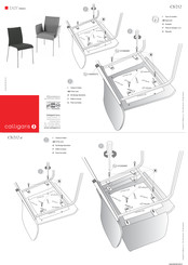 Calligaris EASY CS/212 Instrucciones De Montaje