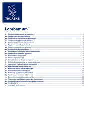 Thuasne LombaMum' Manual De Instrucciones