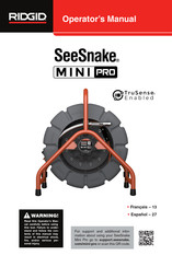 RIDGID SeeSnake MINI PRO Manual Del Operador