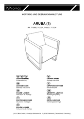 hjh OFFICE ARUBA 713321 Instrucciones De Montaje