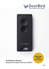 DoorBird A8007 Manual De Instrucciones