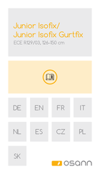 osann JUNIOR ISOFIX Manual De Instrucciones