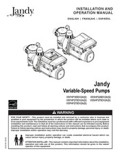 Jandy VSSHP270DV2A Manual De Instalación Y Funcionamiento