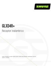 Shure GLXD4R+ Manual De Instrucciones