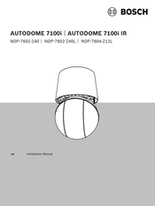 Bosch AUTODOME 7100i IR Manual De Instalación