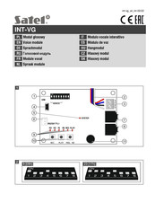 Satel INT-VG Manual De Instrucciones