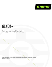 Shure GLXD4+ Manual De Instrucciones