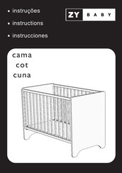 Zy Baby cama cot cuna Manual De Instrucciones