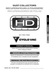 CycloVac HD Serie Manual De Instrucciones