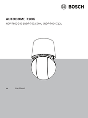 Bosch AUTODOME 7100i Manual Del Usuario