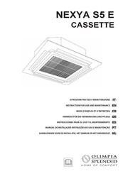 Olimpia splendid NEXYA S5 E CASSETTE Instrucciones Para El Uso Y El Mantenimiento