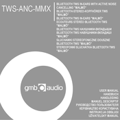 GMB Audio TWS-ANC-MMX Manual De Instrucciones