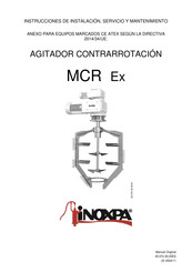 iNOXPA MCR Serie Instrucciones De Instalación, Servicio Y Mantenimiento