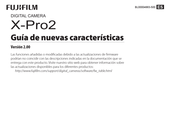 FujiFilm X-Pro2 Guía De Nuevas Características