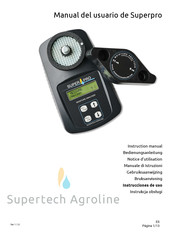 Supertech agroline Superpro Instrucciones De Uso