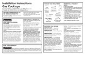 GE CGP9536 Instrucciones De Instalación