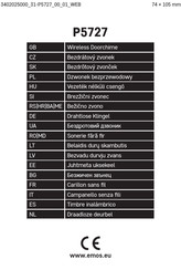 Emos P5727 Manual De Instrucciones