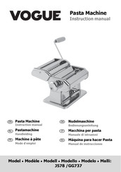 Vogue GG737 Manual De Instrucciones