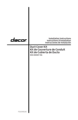 Dacor DHD-D0000I/DA Serie Instrucciones De Instalación