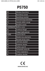 Emos P5750 Manual De Instrucciones