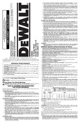 DeWalt DW893 Manual De Instrucciones