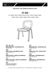 hjh OFFICE XT 600 704200 Instrucciones De Instalacion Y Uso